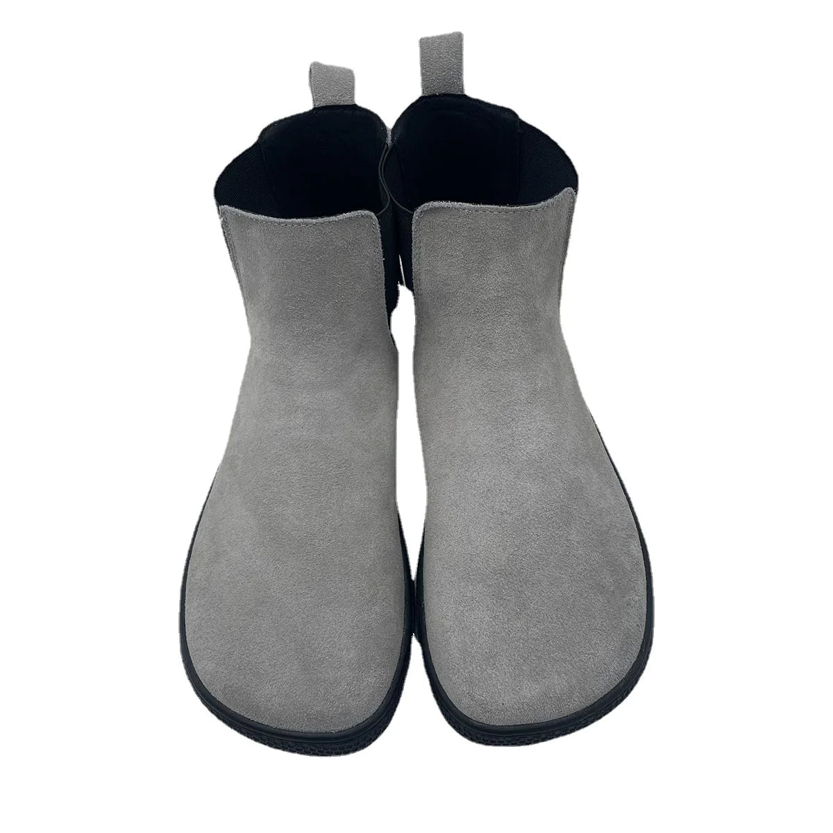 Tipsietoes Chelsea Barefoot Spring Autumn Genuine Cow Suede Waterproof Leather Boots With Leather Linning Inside For Women