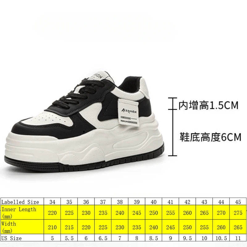 Fujin 7.5cm Women Cow Genuine Leather Spring Autumn Chunky Sneaker Ankle Microfiber Platform Wedge Vulcanize Ankle Booties Shoes