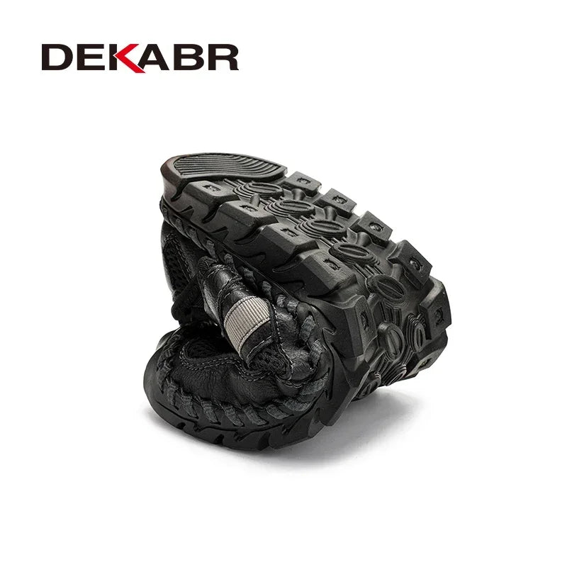 DEKABR Designer Comfortable Casual Men Shoes Summer Mesh Breathable Outdoor Driving Non-Slip Shoes Men Plus Size 39-48