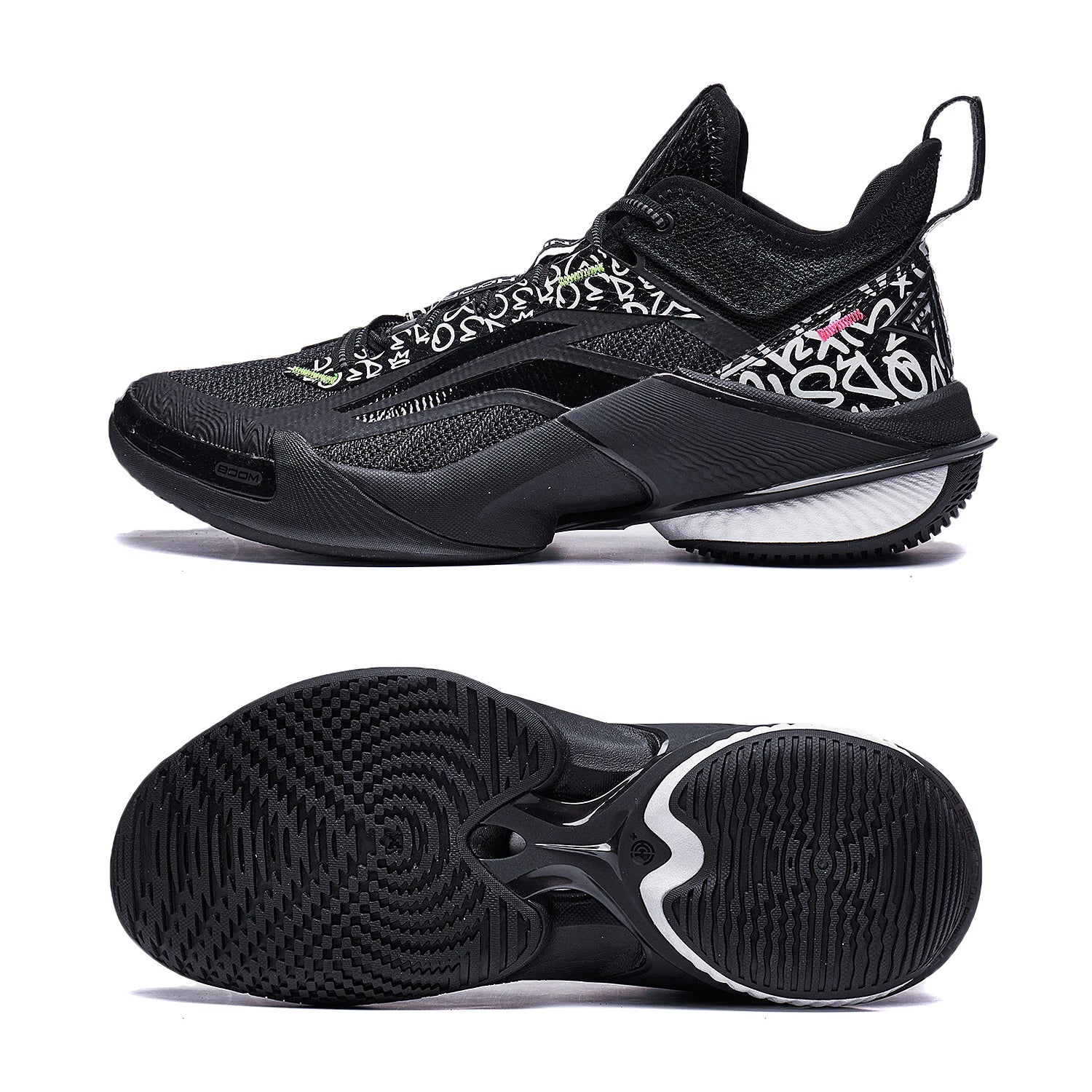 Li-Ning Men POWER X Professional Basketball Shoes BOOM Cushion LIGHT FOAM PLUS LiNing Wearable Sport Shoes Sneakers ABAT089