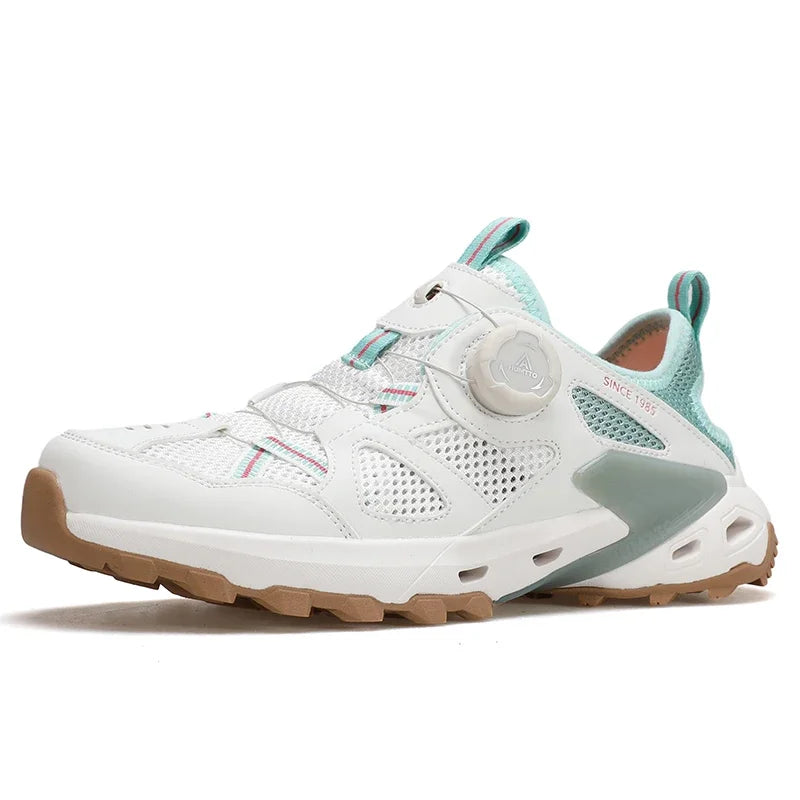 HUMTTO Water Shoes Women Outdoor Breathable Mesh Hiking Sneakers Summer Trail Running Shoes for Camping Women's Walking Sneaker
