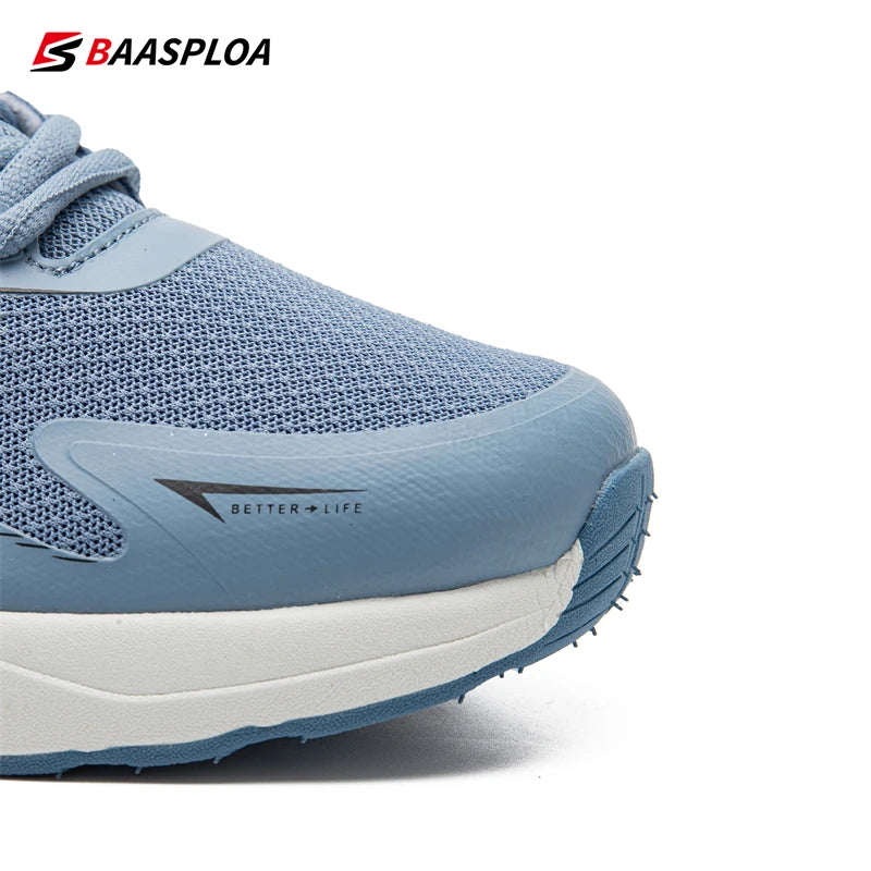Baasploa Men's Walking Shoes 2025 Summer Outdoor Mountain Training Sneakers Male Casual Lightweight Mesh Breathable Shoes