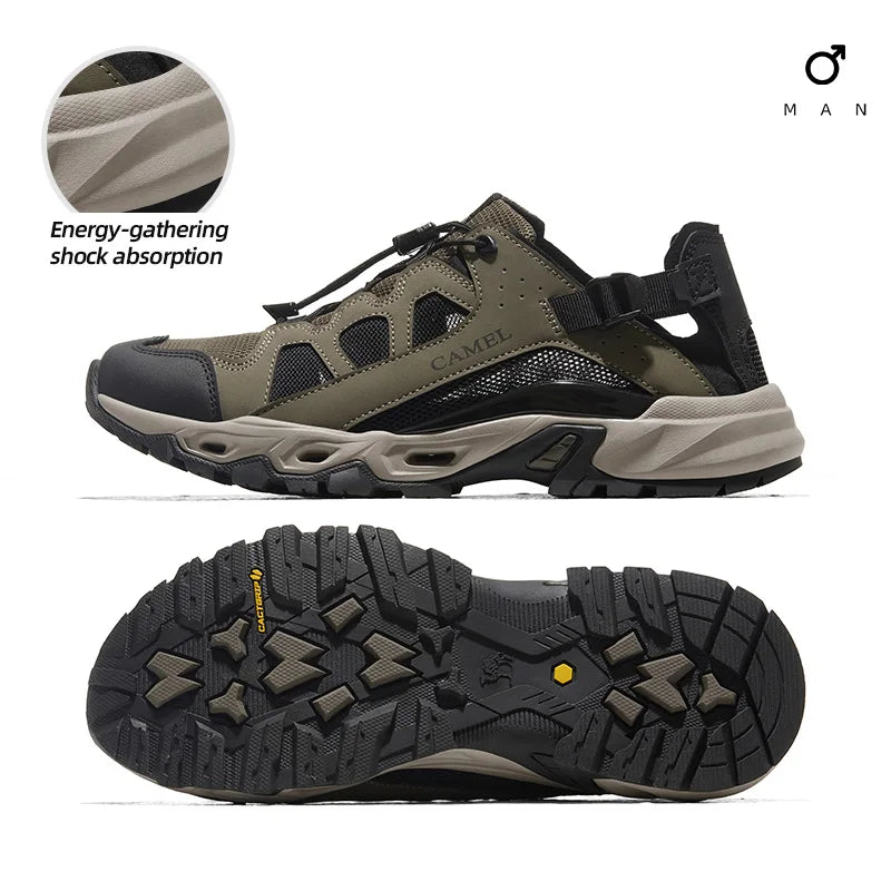 GOLDEN CAMEL Hiking Shoes Wading River Tracing Aqua Shoes Women Outdoor Lightweight Mesh Sports Shoes for Men Summer Breathable