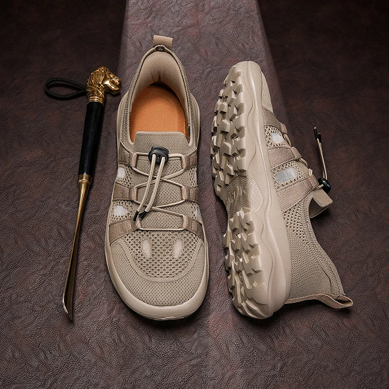 Plus Size 49 50 51 52 53 Wide Toe Box Barefoot Shoes Men Mesh Shoes Minimalist Zero Drop Casual Sneakers Breathable Big Foot