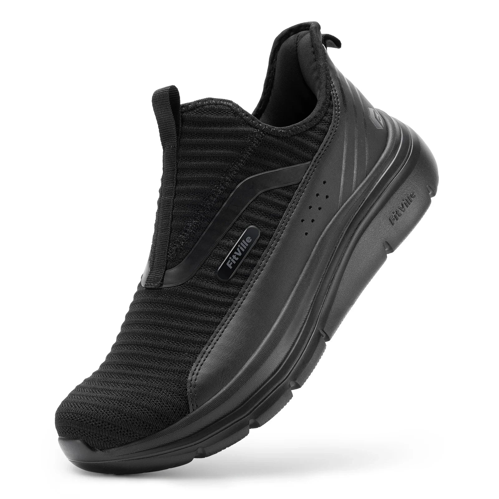 Fitville Wide Men'S Sport Shoes Fitness Walking Shoes Lightweight Breathable For Outdoor Casual Sports Running Shoes Sneaker