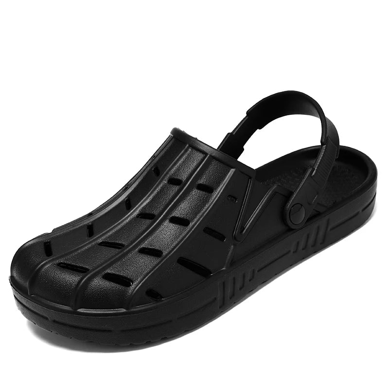Sandales en caoutchouc pour hommes, sabots, chaussures de plage et de jardin pour pieds larges, grandes tailles 50, 51, 52, 53, 54, 55, 56, 57, 58