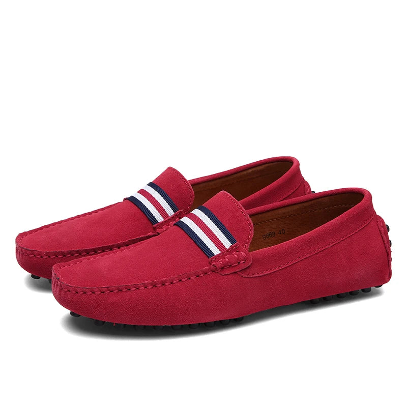 Plus Big Size 50 51 52 53 Mens Suede Leather Slip On Loafers Casual Shoes Driving Moccasins Mocasines Hombre Lofer Man Loafer