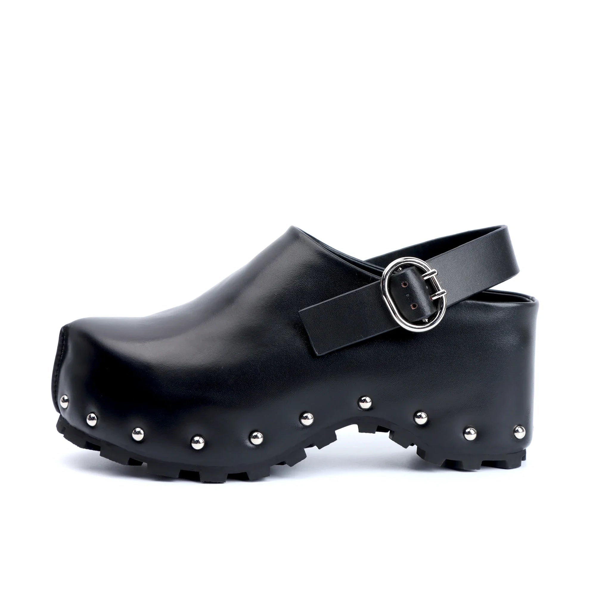 2025 Women Designer Luxury Platform Mules Real Calf Hair Leather Lined Slip On Clogs Slides Sandals Summer Fashion Comfort Shoes