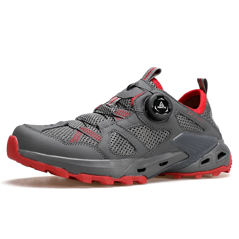 HUMTTO Water Shoes Women Outdoor Breathable Mesh Hiking Sneakers Summer Trail Running Shoes for Camping Women's Walking Sneaker