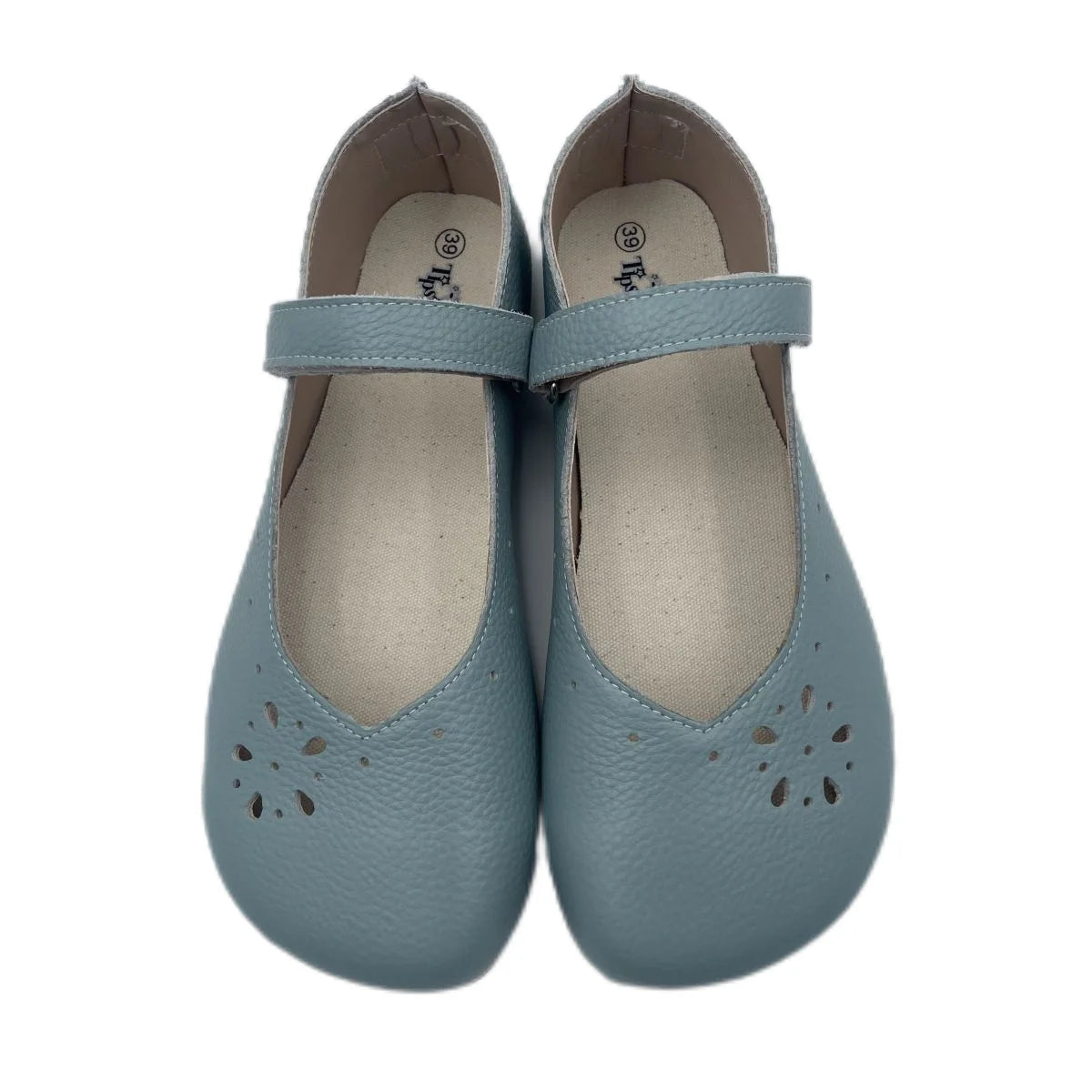 Tipsietoes 2025 Sprinng Autumn Barefoot Genuine Leather Ballerina Mary Jean Women With Flat Soft Sole Zero Drop Wider Toes Box