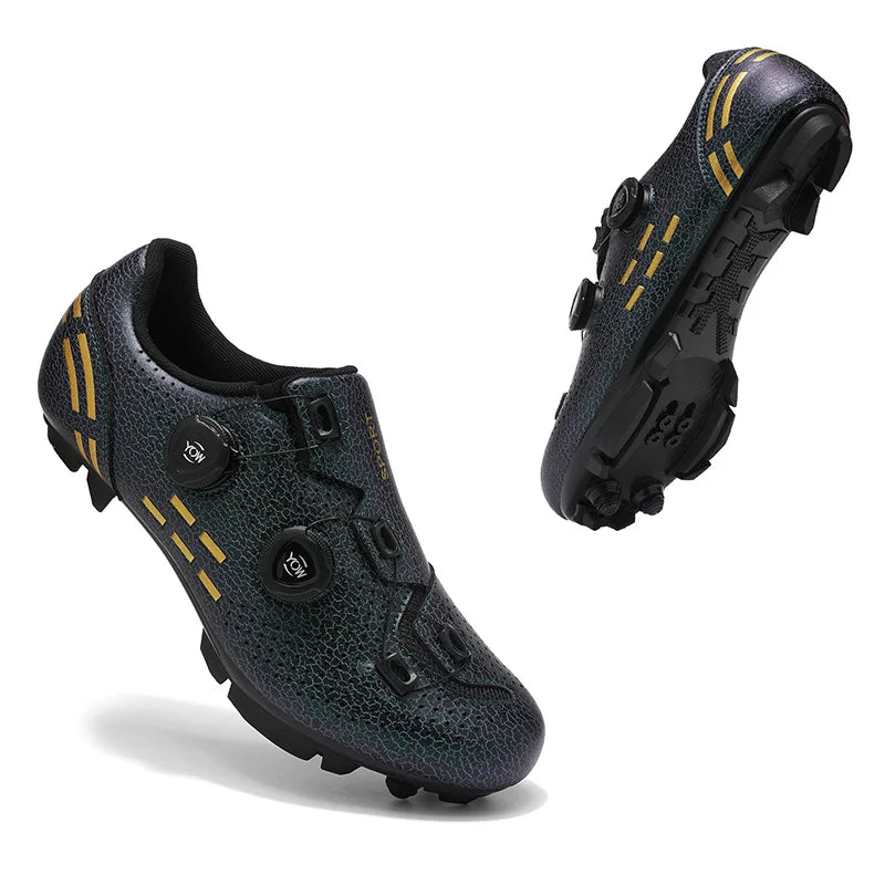 New Cycling Shoes Mtb Flat Pedal Bicycle Sneaker Man Cleat Shoes Bicycle Mountain Bike Shoe Racing Lock Footwear Cycling Shoes
