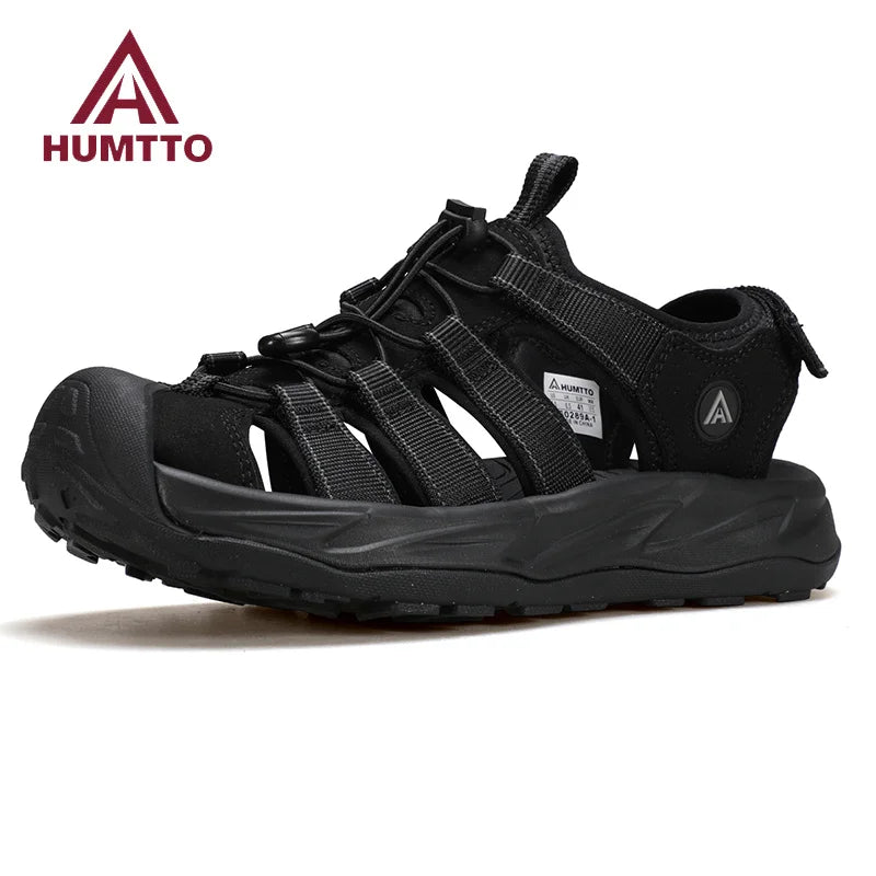 HUMTTO Sandales d'été antidérapantes pour hommes, chaussures de randonnée respirantes pour hommes, chaussures de plage à séchage rapide pour hommes