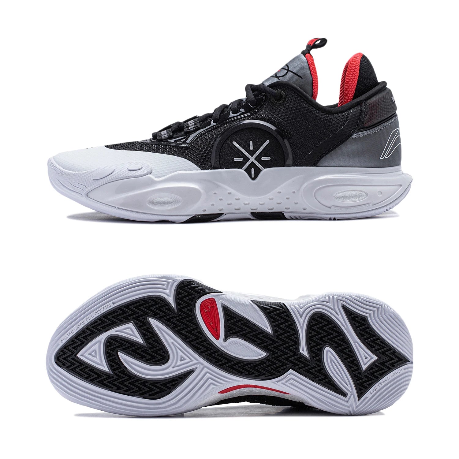 Li-Ning Men Wade ALL CITY 12 Professional Basketball Shoes BOOM Cushion Stable Support Wearable Sneakers Sport Shoes ABAU015