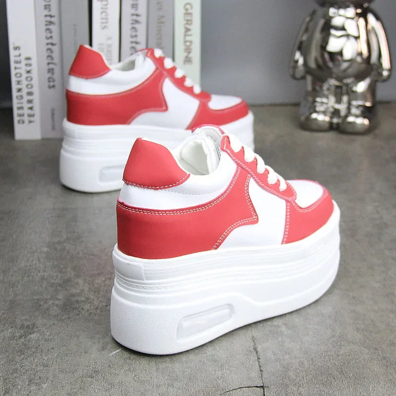 Fujin 8cm 10cm 12cm Synthetic Genuine Plush Platform Wedge Leather Autumn Spring Winter Boot Ankle 2024  Women High Brand Shoes