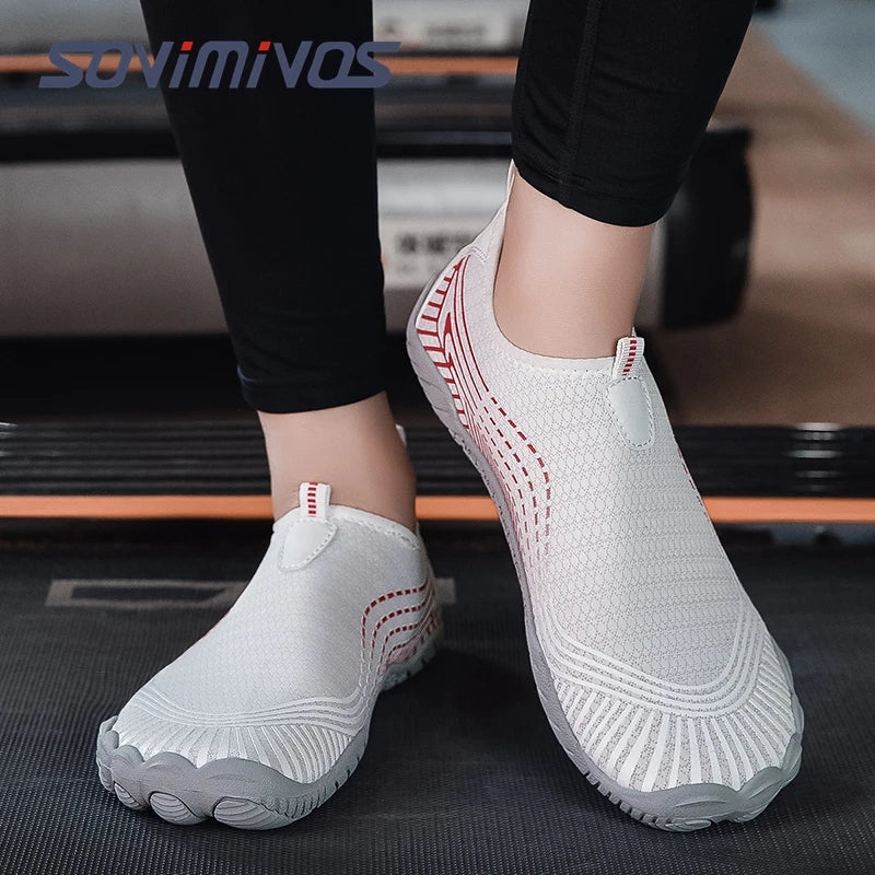 Unisex Barefoot Shoes for Men Women Wide Toe Beach Walking Sneakers Zero Drop Outdoor Elastic Band Running Beach Slipper Sandals