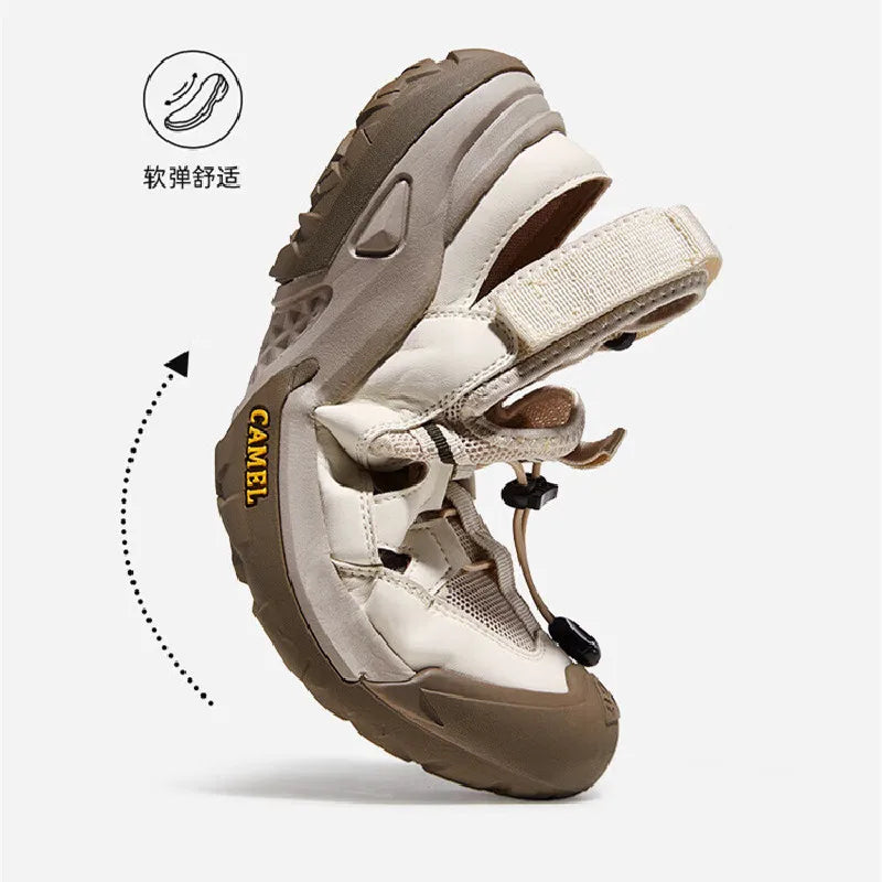 GOLDEN CAMEL Men's Wading Shoes 2025 Summer New Men's Sandals Outdoor Sports Casual Creek Hole River Trekking Shoes for Men