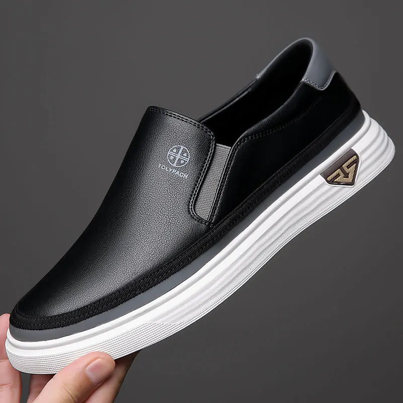 Genuine Leather Casual Sneakers 33