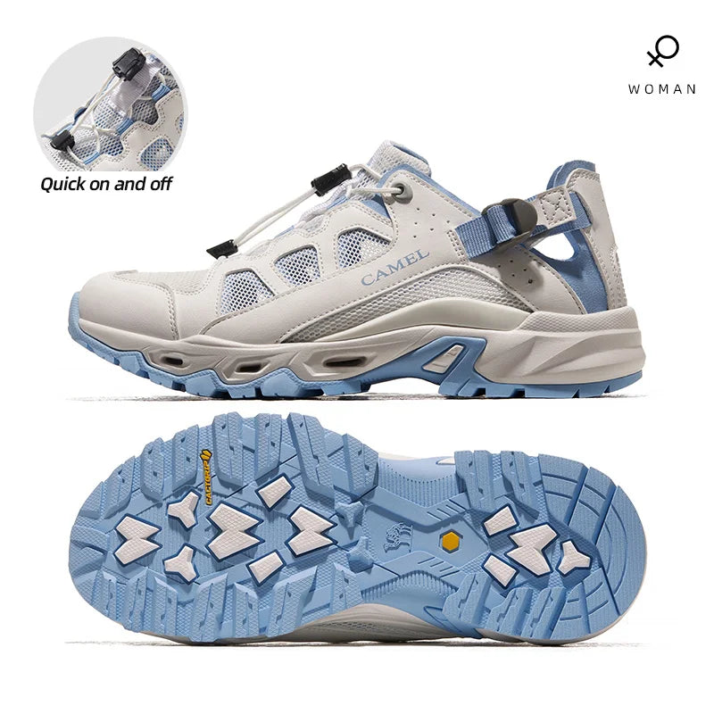 GOLDEN CAMEL Hiking Shoes Wading River Tracing Aqua Shoes Women Outdoor Lightweight Mesh Sports Shoes for Men Summer Breathable