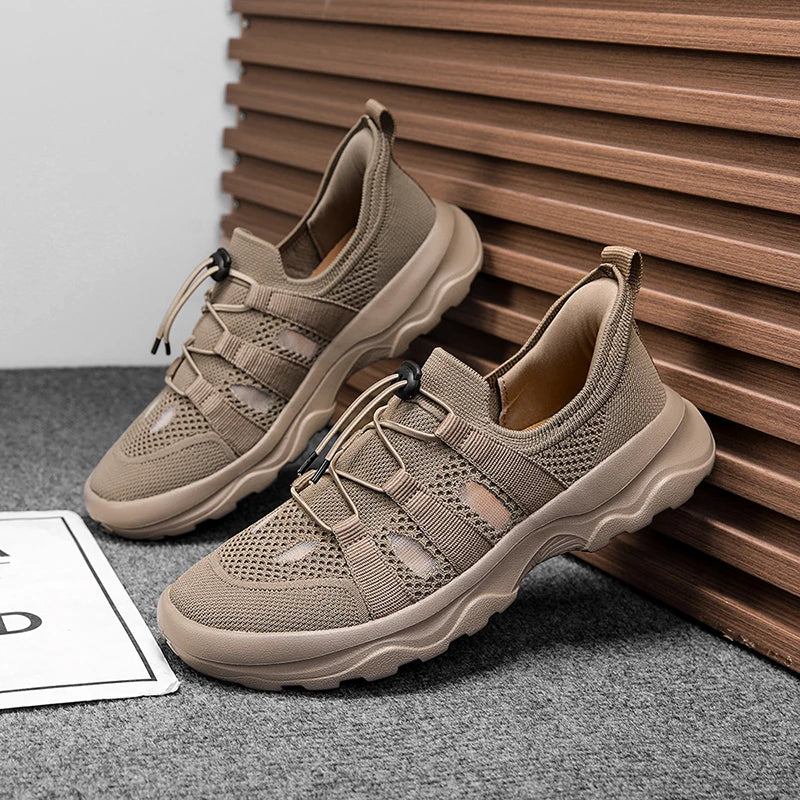 Plus Size 49 50 51 52 53 Wide Toe Box Barefoot Shoes Men Mesh Shoes Minimalist Zero Drop Casual Sneakers Breathable Big Foot