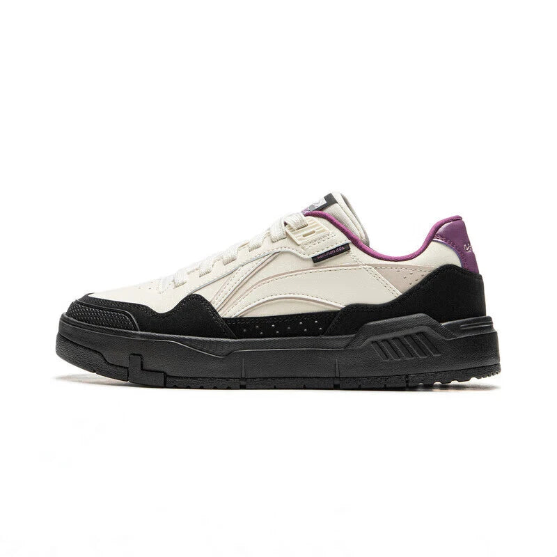 Li-Ning Women COMMON 80s Lifestyle Shoes DUAL CUSHION Wearable Sport Shoes Classic Comfortable LiNing Leisure Sneakers AGCU158