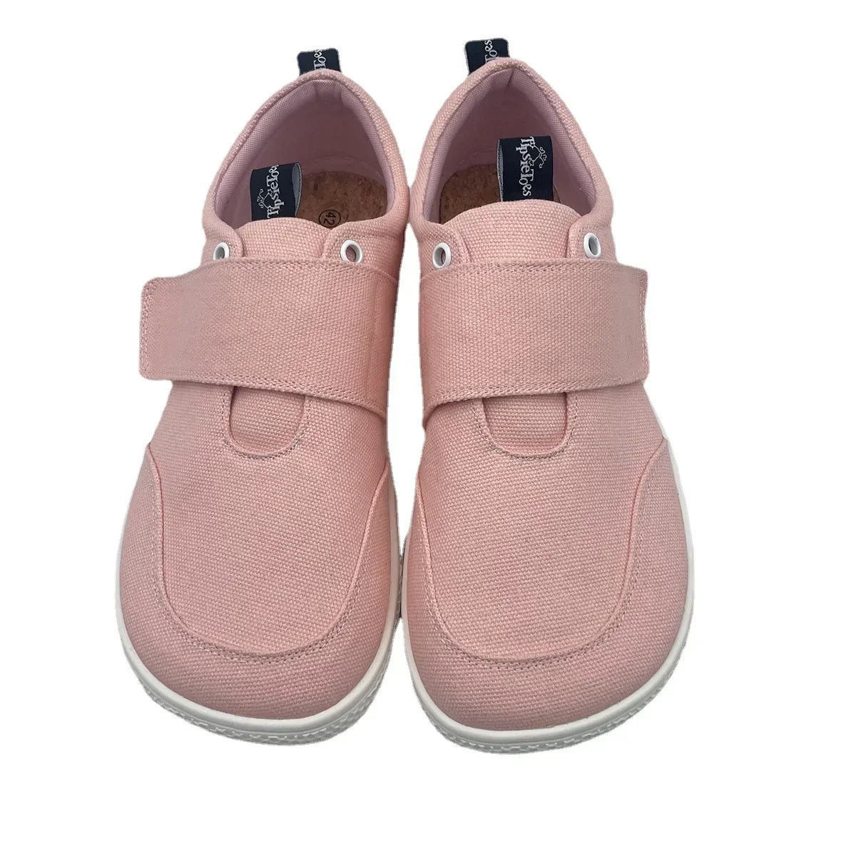 Tipsietoes 2025 Natural 100% Cotton Canvas Barefoot Women With Flat Soft Zero Drop Sole Wider Toe Box Light Weight Minimalist