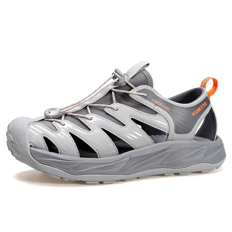 HUMTTO Chaussures de randonnée Sandales d'été pour hommes Respirantes en plein air Eau Plage Hommes Sandales Escalade Séchage rapide Aqua Baskets Homme