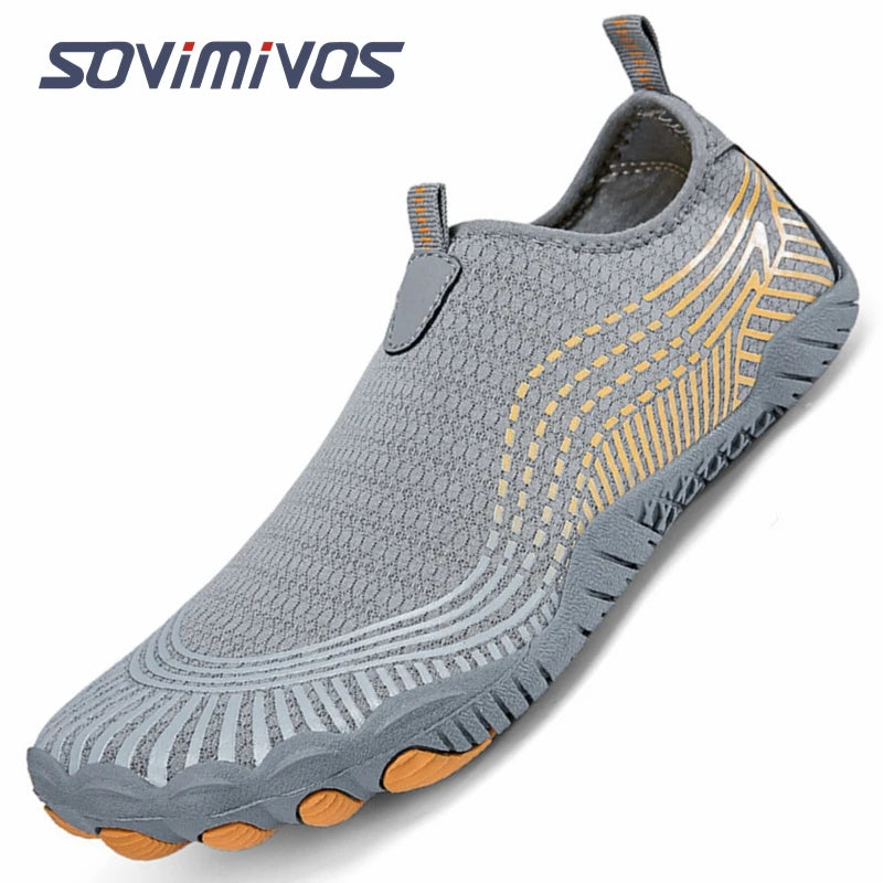 Unisex Barefoot Shoes for Men Women Wide Toe Beach Walking Sneakers Zero Drop Outdoor Elastic Band Running Beach Slipper Sandals