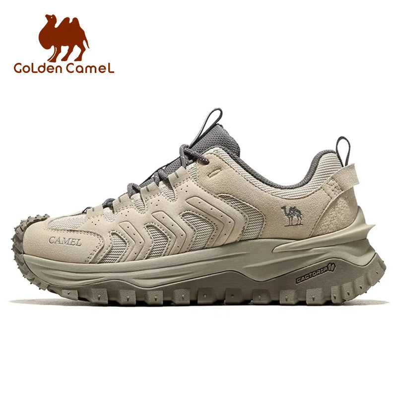 GOLDEN CAMEL Hiking Shoes Women and Men Thick-soled Sports Sneakers Non-slip Wear-resistant Cross-country Trekking Shoes for Men