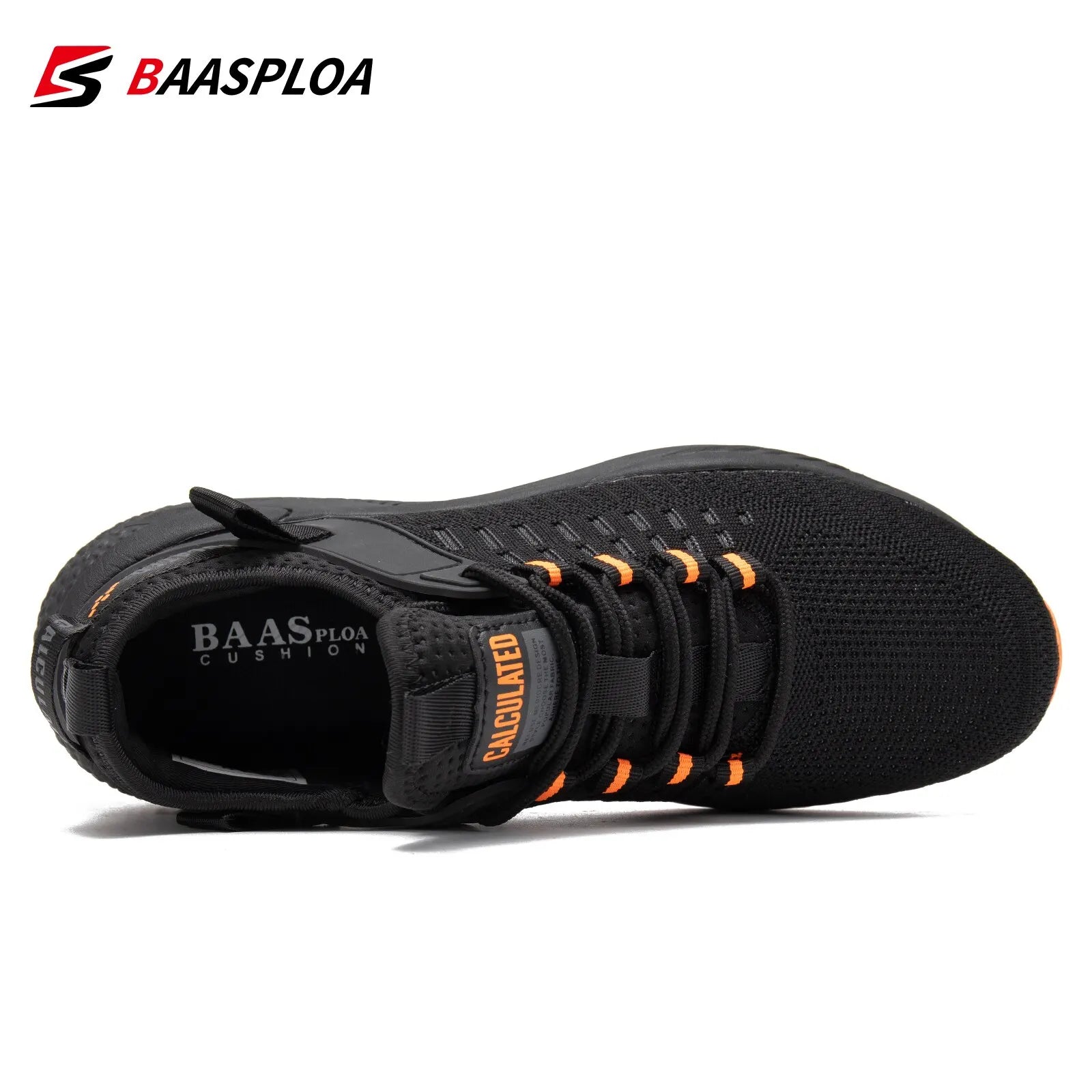 Baasploa Running Shoes Men Fashion Training Shoes Breathable Lightweight Sneakers Non-Slip Track Tennis Walking Shoes
