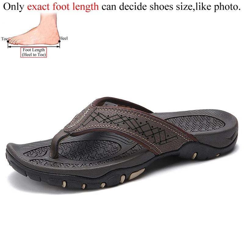Tongs d'été en cuir PU pour hommes, chaussures de plage, grande taille 49 50 51 52, vente en gros, livraison directe