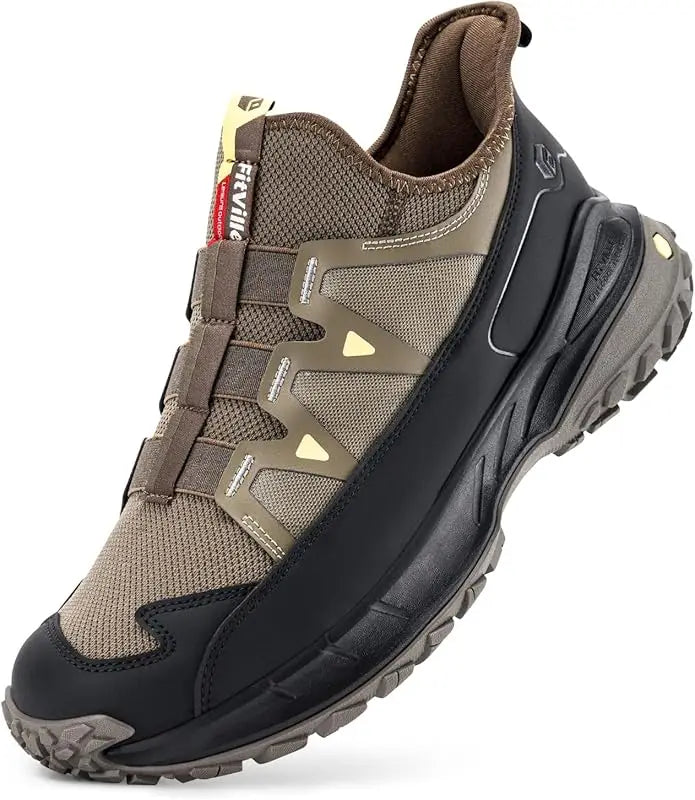 FitVille Men'S Extra Wide Sneakers Slip-On Shoes Comfortable Running Shoe Non-Slip Hiking With Arch Support For Swollen Feet