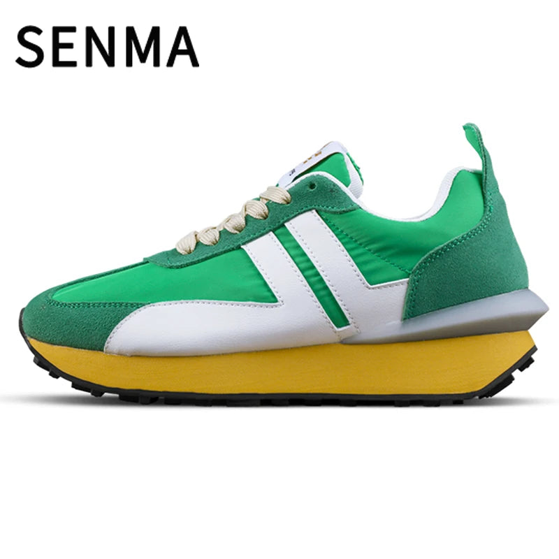 SENMA Thick Soled Casual Shoes Couple's Skate Shoes Lightweight Women's Sports Shoes Men's Sneakers Tennis shoes Running Shoes