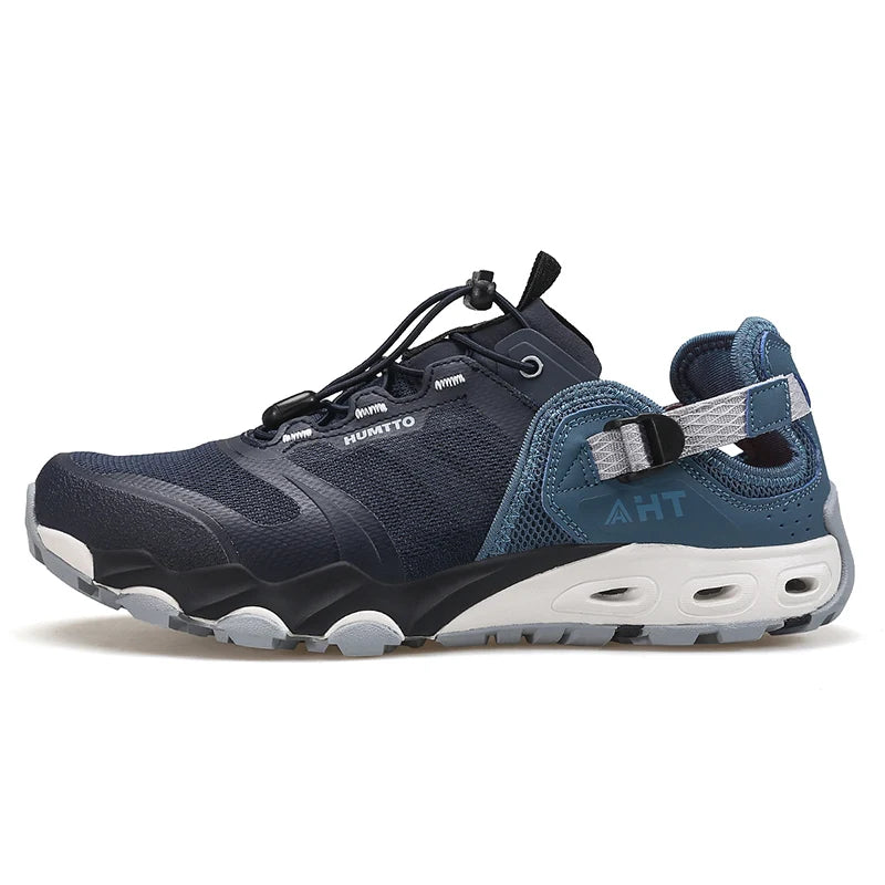 HUMTTO New Big Size Water Shoes for Men Summer Outdoor Hiking Shoes Breathable Trekking Aqua Fishing Beach Sandals Sneakers Mens