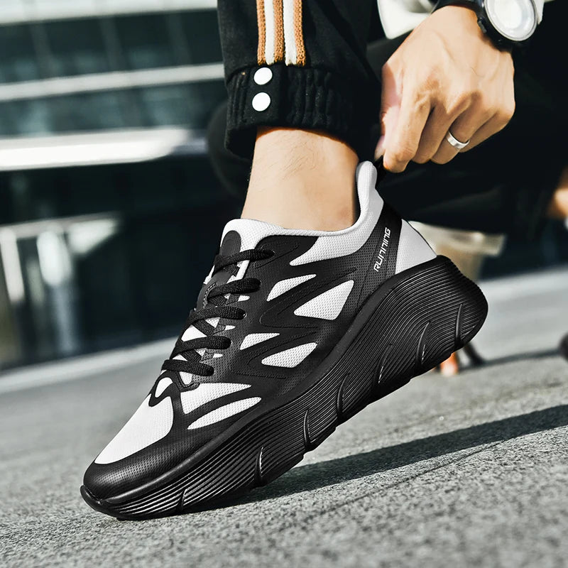 STRONGSHEN Luxury Brands Men Running Shoes Chunky Sneakers Basketball Shoes Hiking Walking Shoes Unisex Women Sneakers Plus Size
