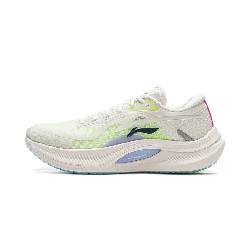 Li-Ning Men YUEYING 4 Cushion Running Shoes Comfort Light-weight LiNing Anti-Slippery Sport Shoes Wearable Sneakers ARHV001