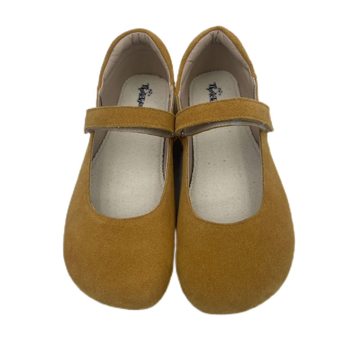 Tipsietoes 2025 Sprinng Autumn Barefoot Cow Suede Genuine Leather Women Ballerina With Zero Drop Flat Soft Sole Wider Toe Box