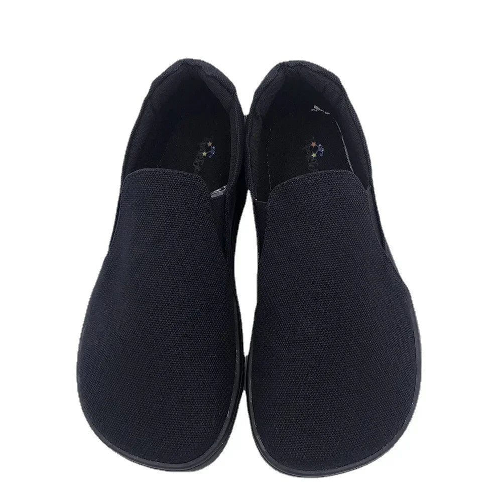 Tipsietoes 2025 Spring Barefoot Canvas For Women With New Flat Soft Zero Drop Sole Wider Toe Box Light Weight Minimalist