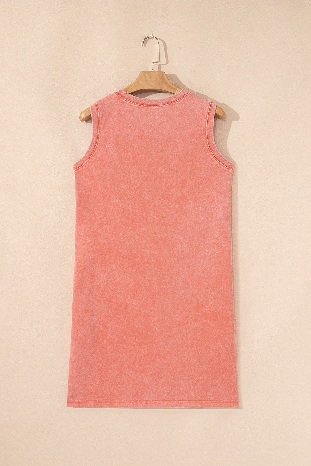 Beau Blue Mineral Wash Pocket Tank Mini Dress